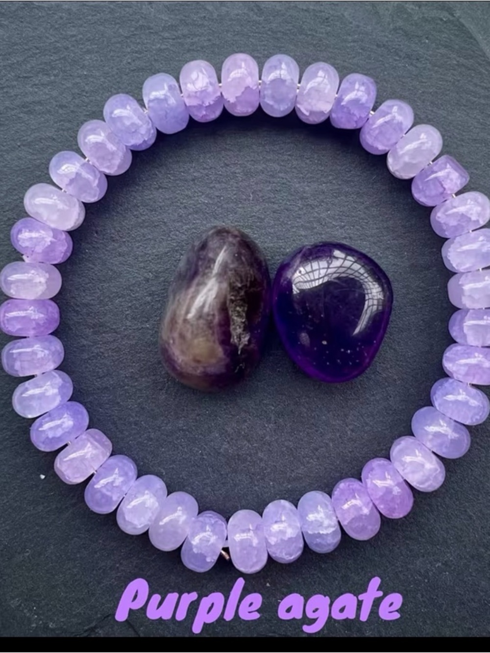 ✴️New✴️Purple Agate Abacus Bracelet (4/$20) PREVIEW